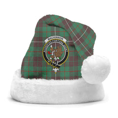 MacKinnon Hunting Ancient Tartan Crest Christmas Hat