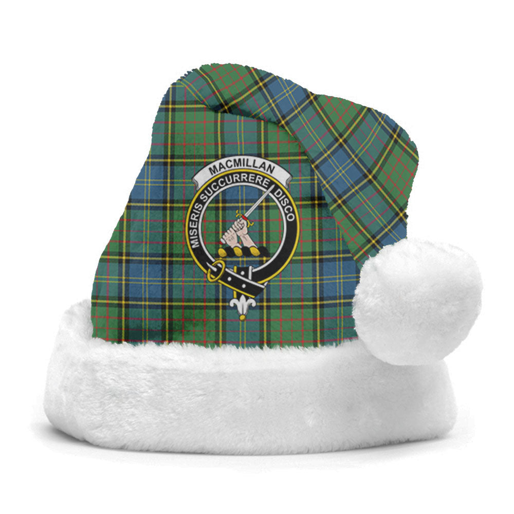 MacMillan Hunting Ancient Tartan Crest Christmas Hat