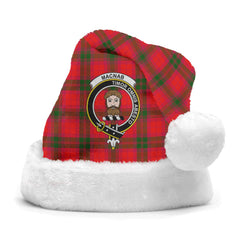 MacNab Modern Tartan Crest Christmas Hat