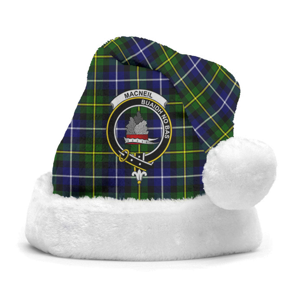 MacNeil of Barra Modern Tartan Crest Christmas Hat