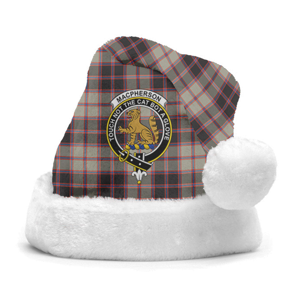 MacPherson Hunting Ancient Tartan Crest Christmas Hat