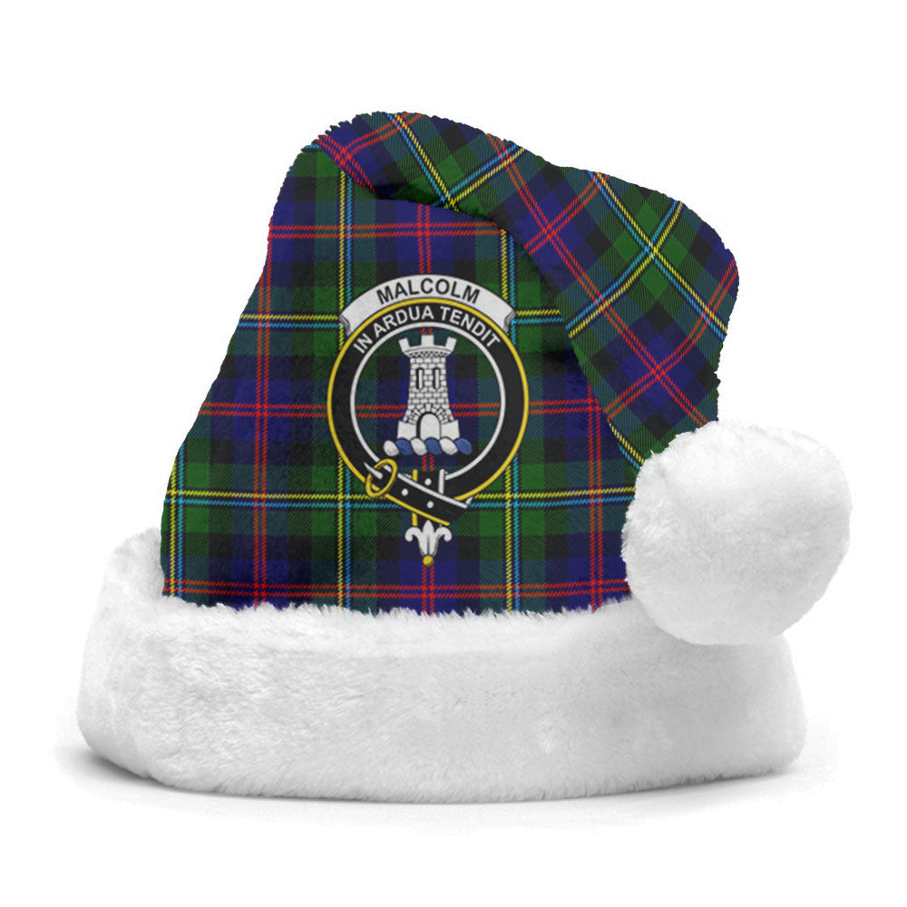 Malcolm Tartan Crest Christmas Hat