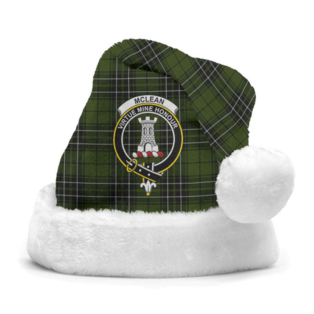 McLean Hunting Tartan Crest Christmas Hat