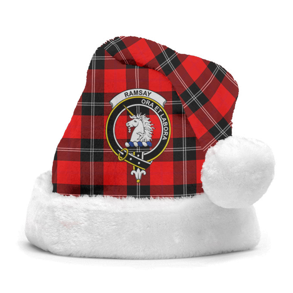 Ramsay Modern Tartan Crest Christmas Hat