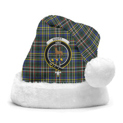 Scott Green Modern Tartan Crest Christmas Hat