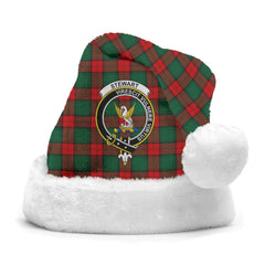 Stewart Atholl Modern Tartan Crest Christmas Hat