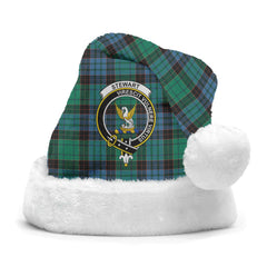 Stewart Old Ancient Tartan Crest Christmas Hat