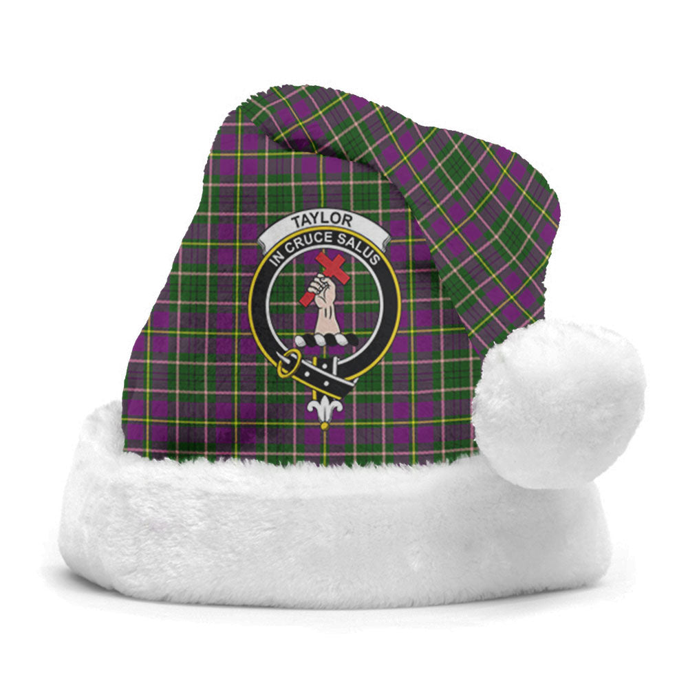 Taylor Tartan Crest Christmas Hat