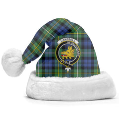 Campbell Argyll Ancient Tartan Crest Christmas Hat