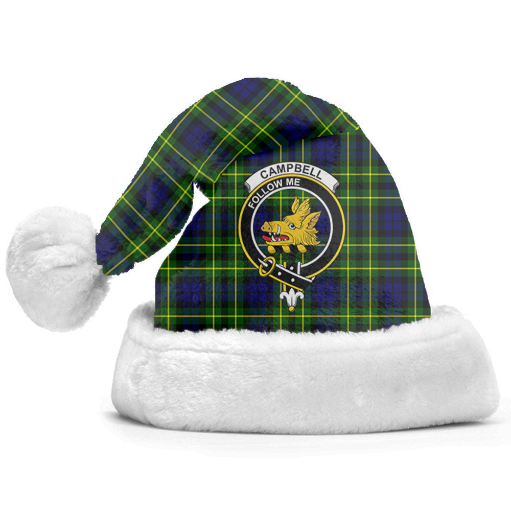 Campbell of Breadalbane Modern Tartan Crest Christmas Hat