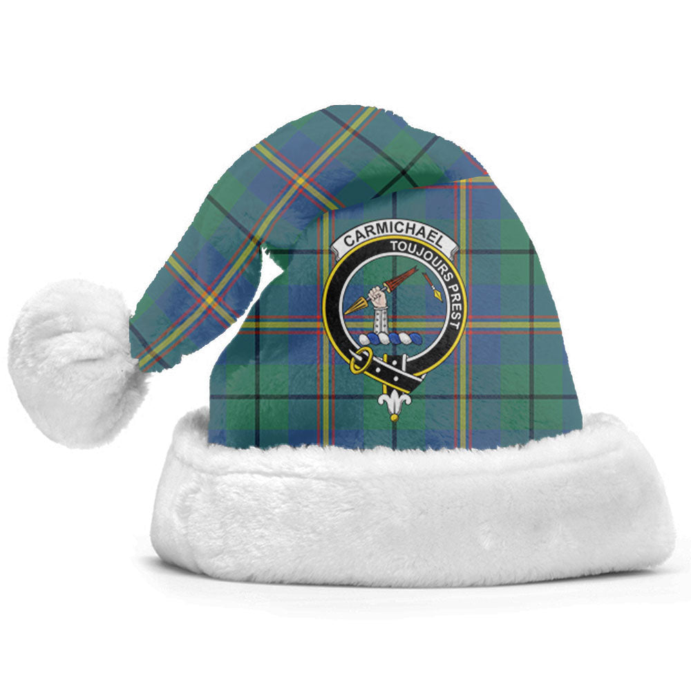 Carmichael Ancient Tartan Crest Christmas Hat