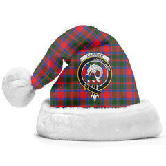 Carrick District Tartan Crest Christmas Hat