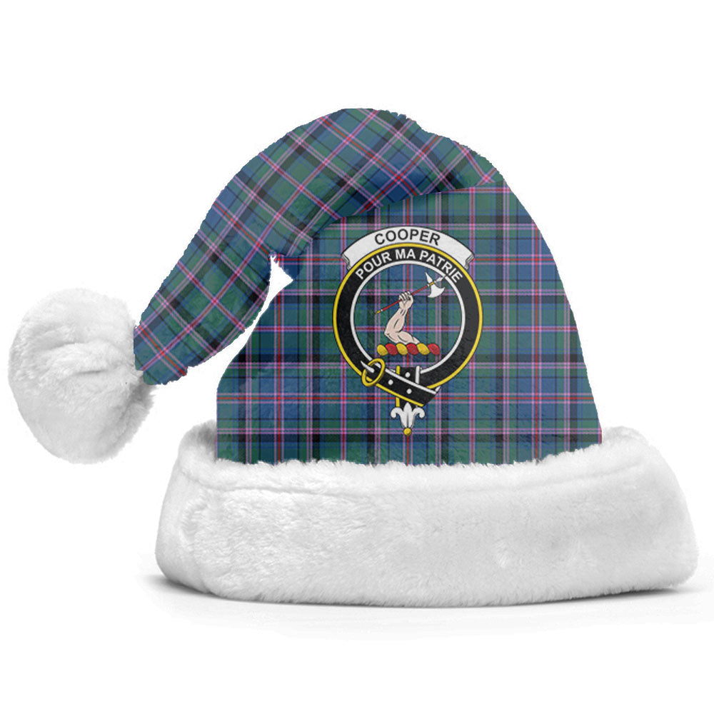 Cooper Ancient Tartan Crest Christmas Hat