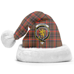 Cumming Hunting Weathered Tartan Crest Christmas Hat