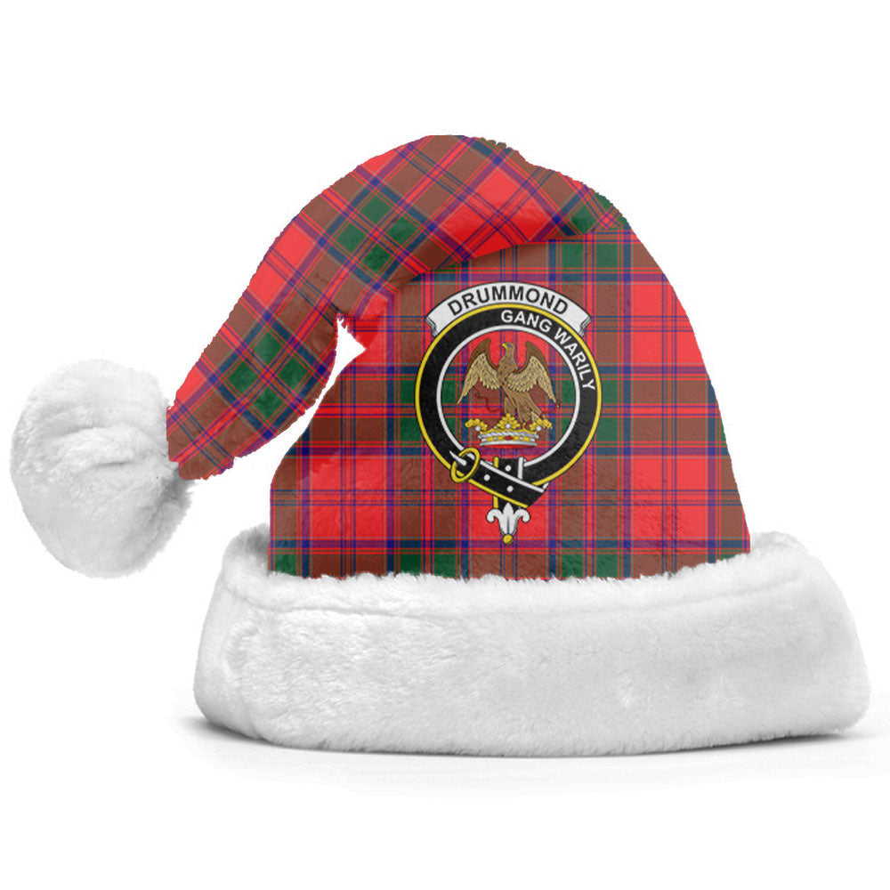 Drummond Modern Tartan Crest Christmas Hat