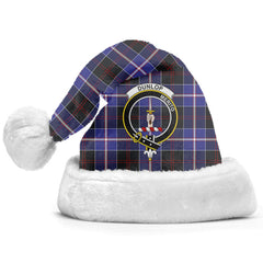 Dunlop Modern Tartan Crest Christmas Hat