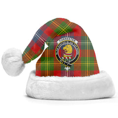 Forrester Tartan Crest Christmas Hat