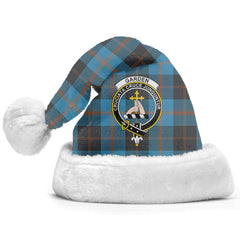 Garden Tartan Crest Christmas Hat