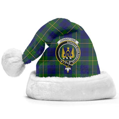 Johnstone Modern Tartan Crest Christmas Hat