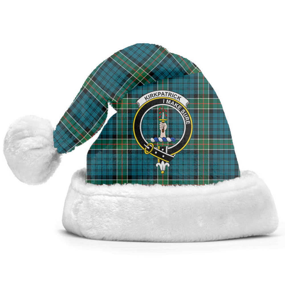 Kirkpatrick Ancient Tartan Crest Christmas Hat