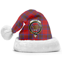 Leslie Modern Tartan Crest Christmas Hat