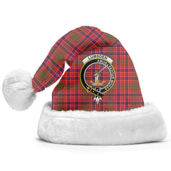 Lumsden Modern Tartan Crest Christmas Hat