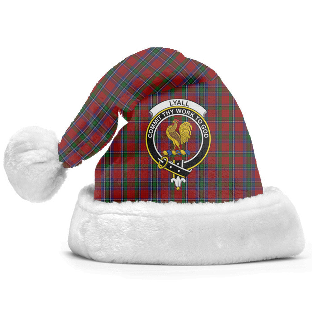 Lyall Tartan Crest Christmas Hat