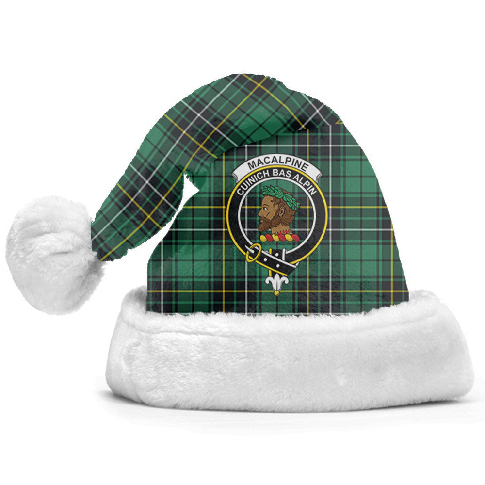 MacAlpine Ancient Tartan Crest Christmas Hat