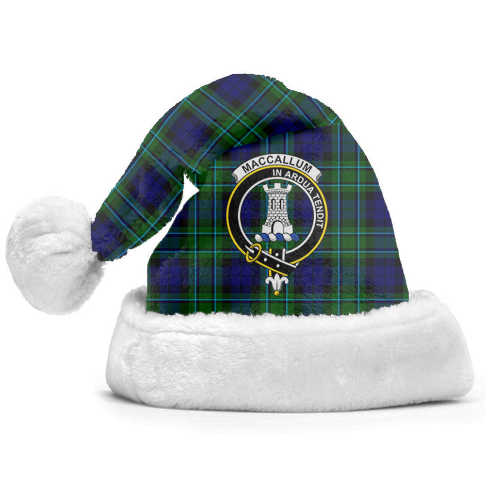 MacCallum Modern Tartan Crest Christmas Hat