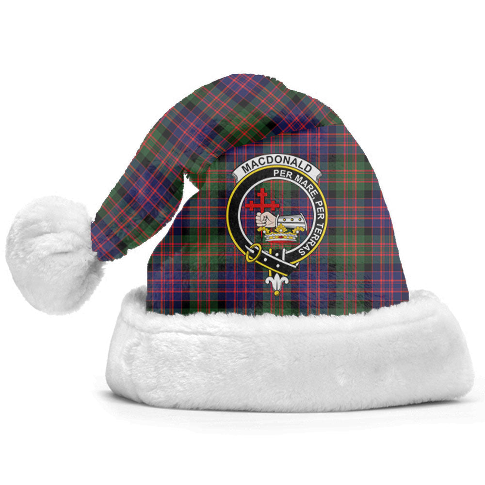 MacDonald Modern Tartan Crest Christmas Hat