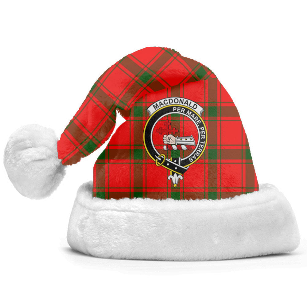 MacDonald of Sleat Tartan Crest Christmas Hat