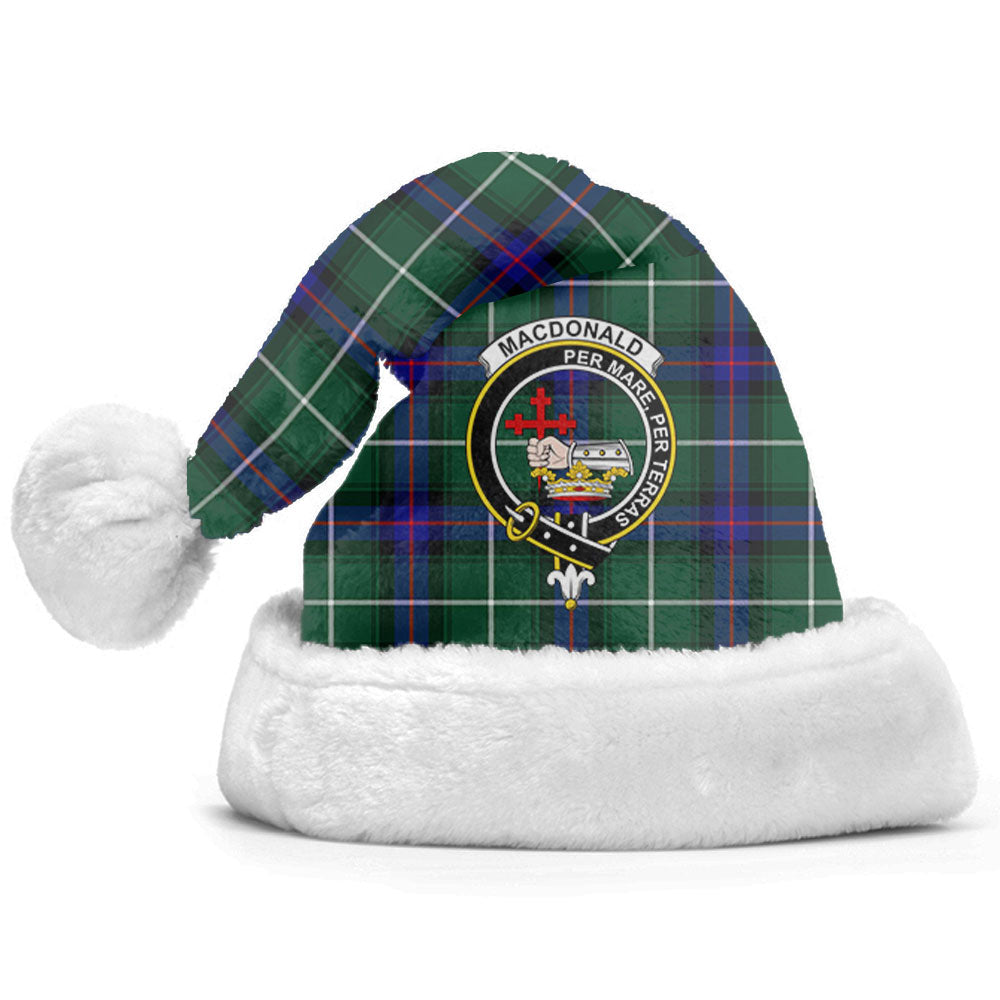 MacDonald of the Isles Hunting Modern Tartan Crest Christmas Hat