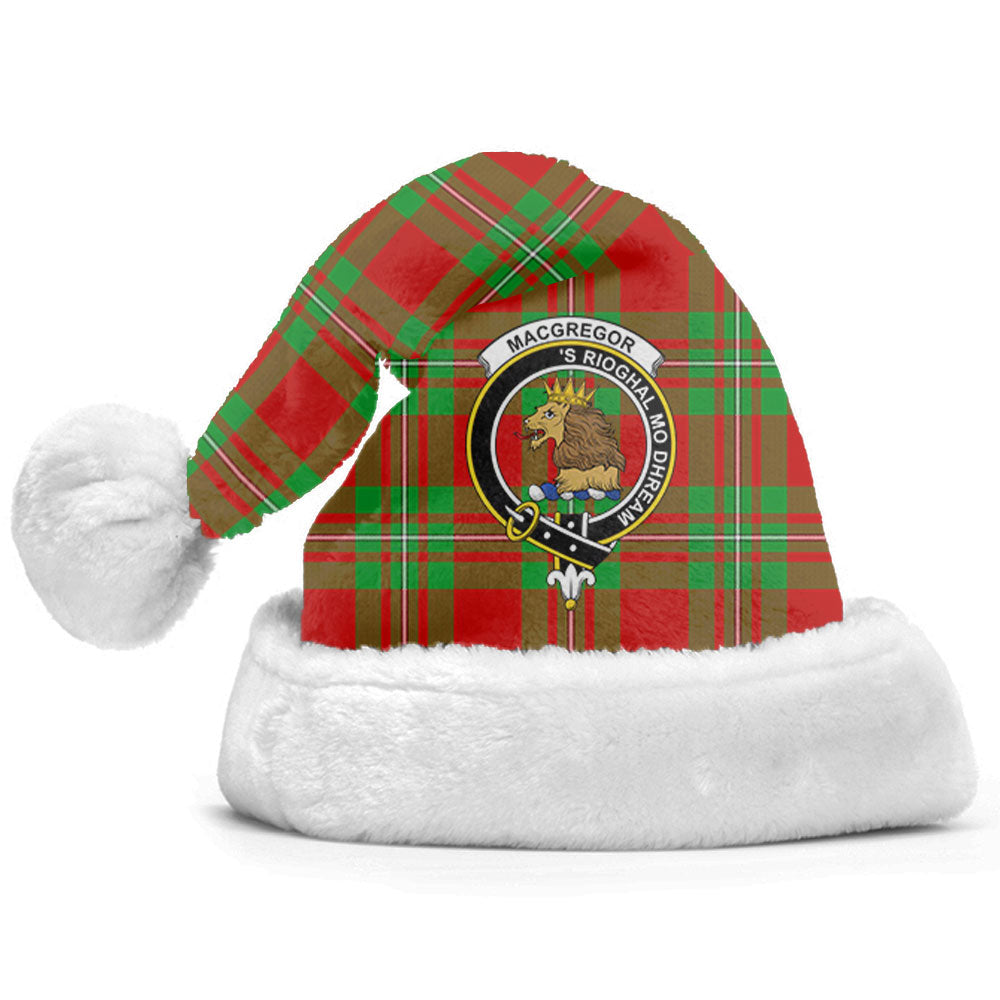 MacGregor Modern Tartan Crest Christmas Hat