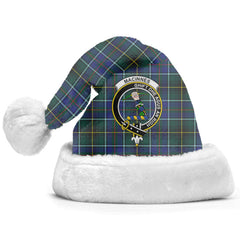 MacInnes Modern Tartan Crest Christmas Hat