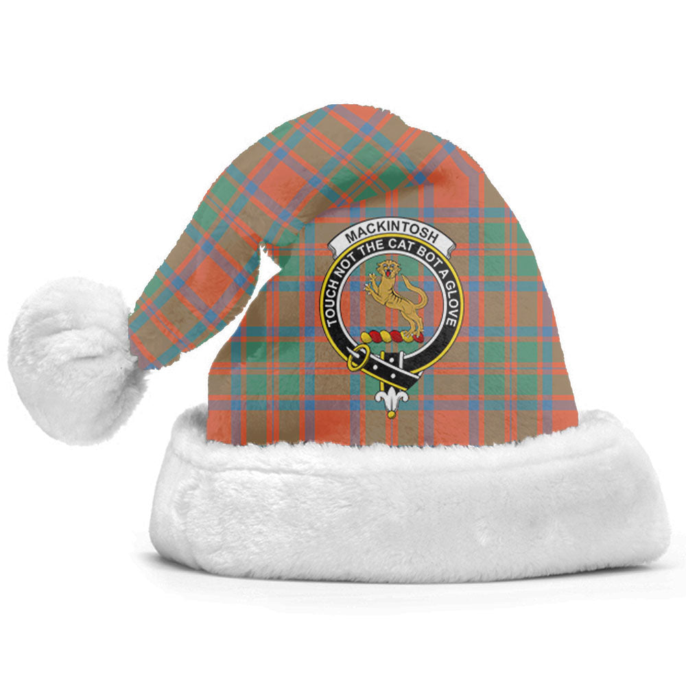 MacKintosh Ancient Tartan Crest Christmas Hat