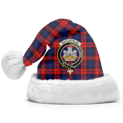 MacLachlan Modern Tartan Crest Christmas Hat