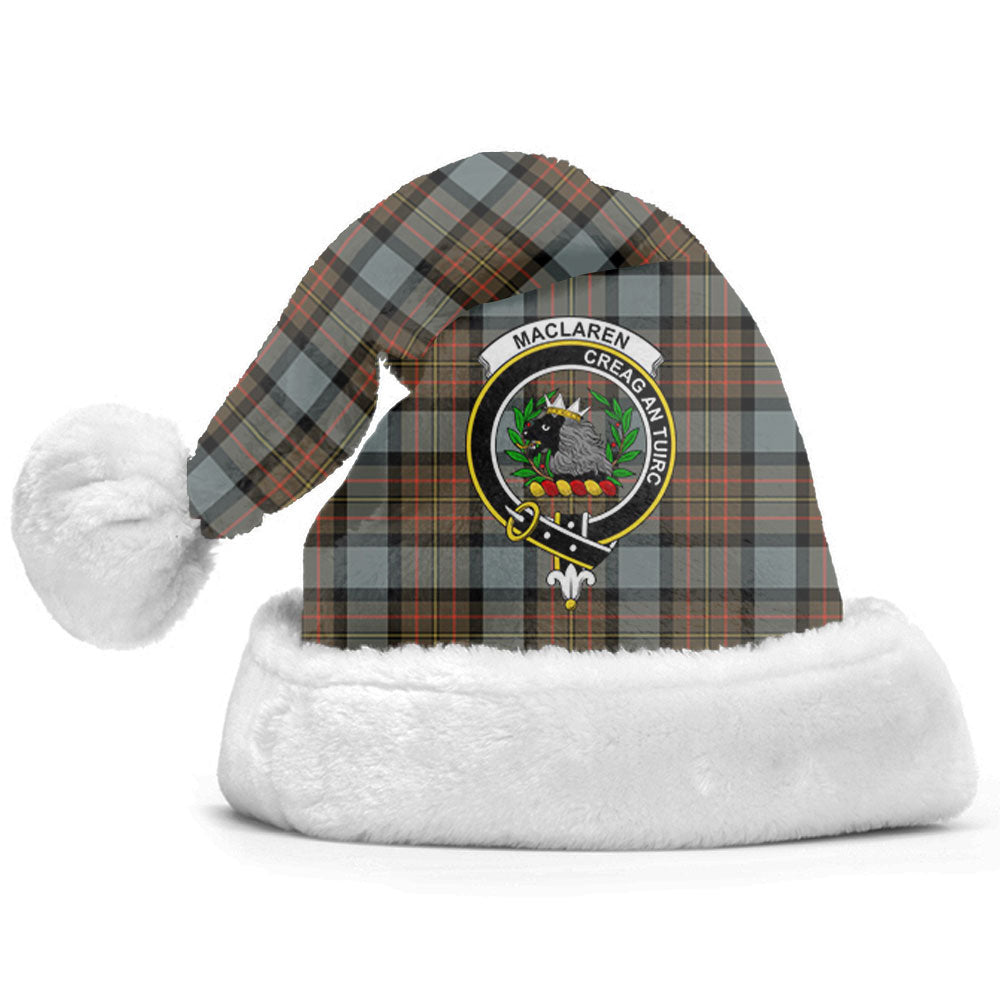 MacLaren Weathered Tartan Crest Christmas Hat