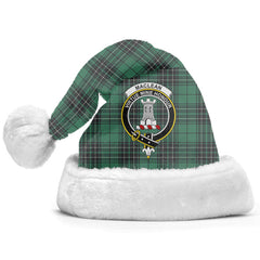 MacLean Hunting Ancient Tartan Crest Christmas Hat