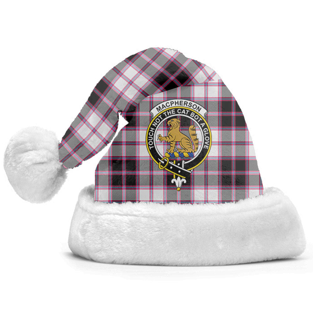 MacPherson Hunting Modern Tartan Crest Christmas Hat