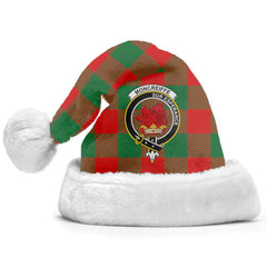 Moncreiffe (or Moncreiff) Tartan Crest Christmas Hat