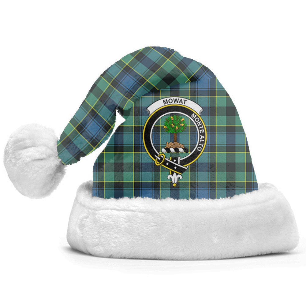 Mowat Ancient Tartan Crest Christmas Hat