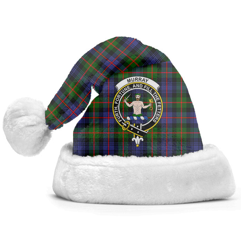 Murray of Atholl Modern Tartan Crest Christmas Hat