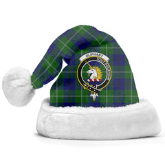 Oliphant Modern Tartan Crest Christmas Hat