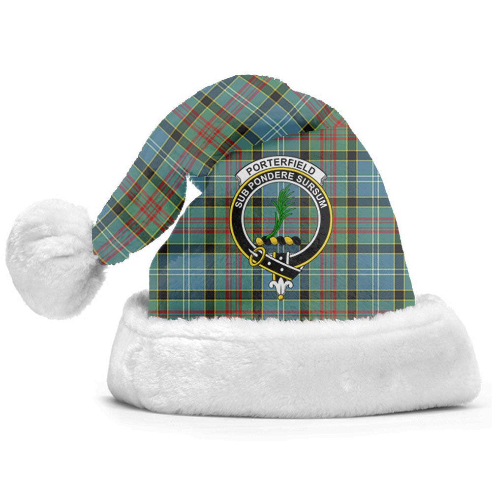 Porterfield Tartan Crest Christmas Hat