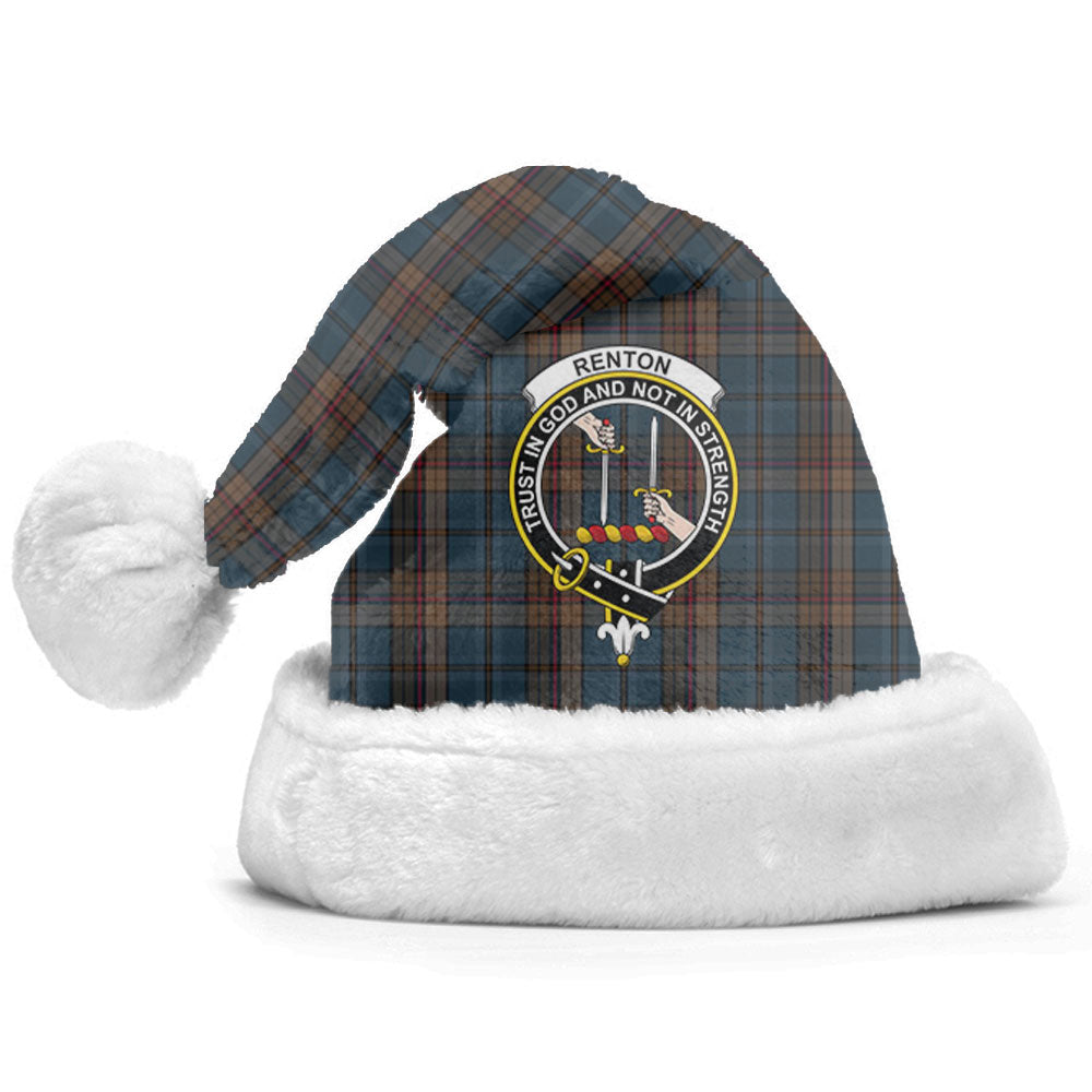 Renton Tartan Crest Christmas Hat