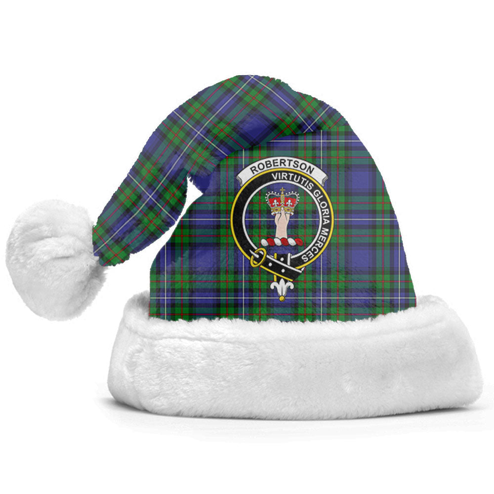 Robertson Hunting Modern Tartan Crest Christmas Hat