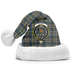 Scott Green Modern Tartan Crest Christmas Hat