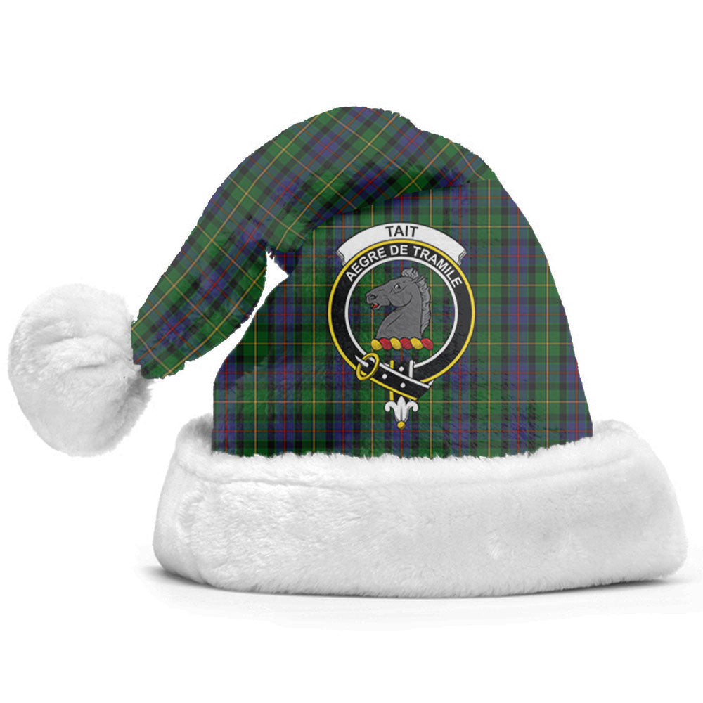 Tait Tartan Crest Christmas Hat