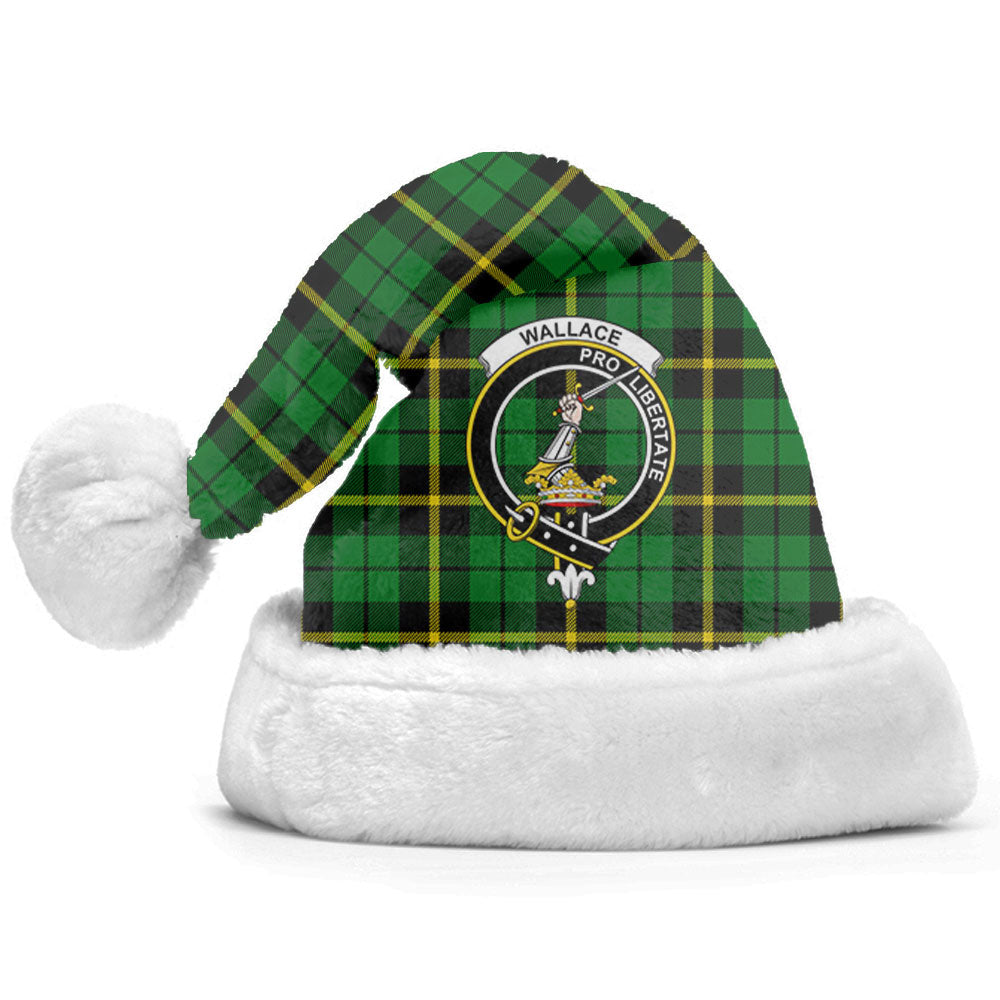 Wallace Hunting Modern Tartan Crest Christmas Hat