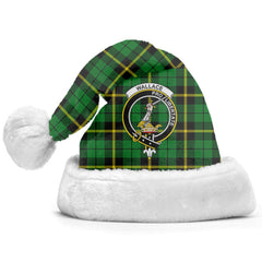 Wallace Hunting Modern Tartan Crest Christmas Hat